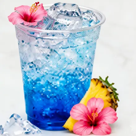 Blue Hawaii Italian soda