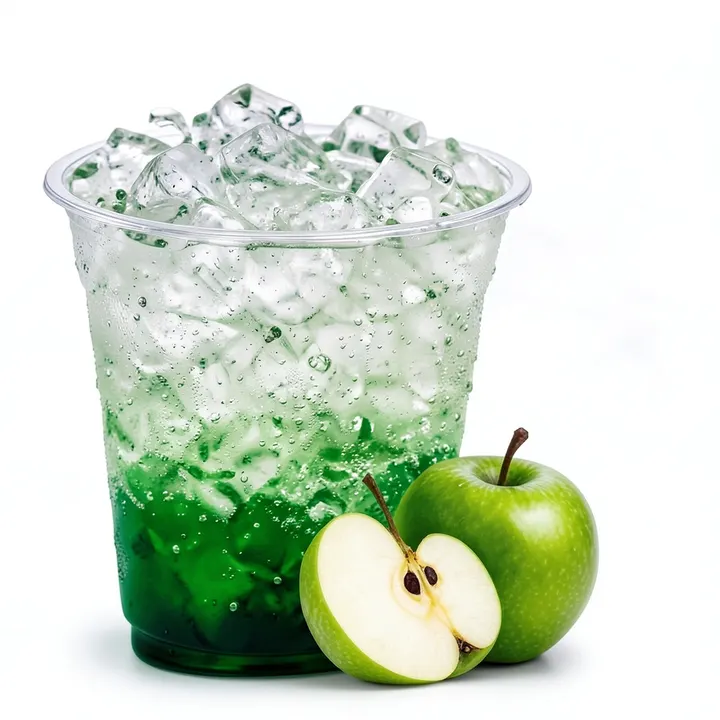 Green apple Italian soda