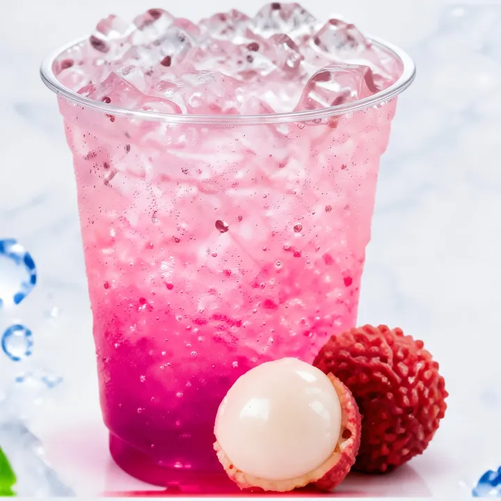 Lychee Italian soda